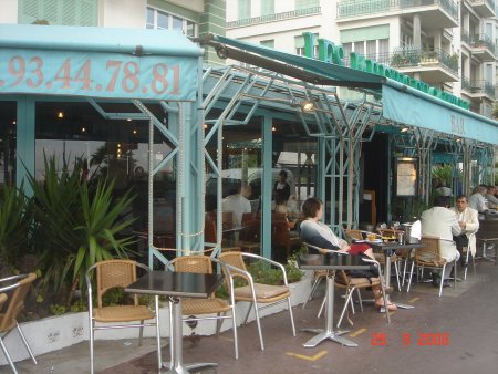 Restaurante que almoçamos, em Nice (Cote D`Azur - França)